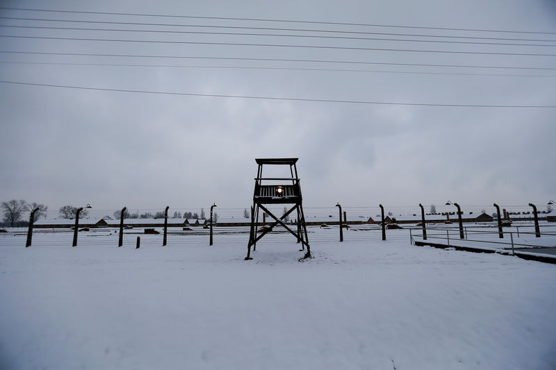 © Reuters. Torre de observação de campo de concentração nazista de Auschwitz-Birkenau