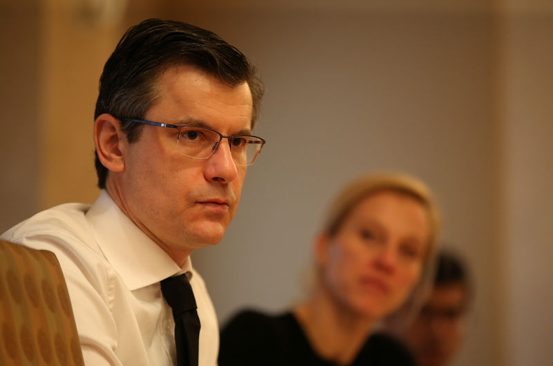 © Reuters. Mark Haefele, Global Chief Investment Officer of UBS Wealth Management attends the Reuters Investment Summit