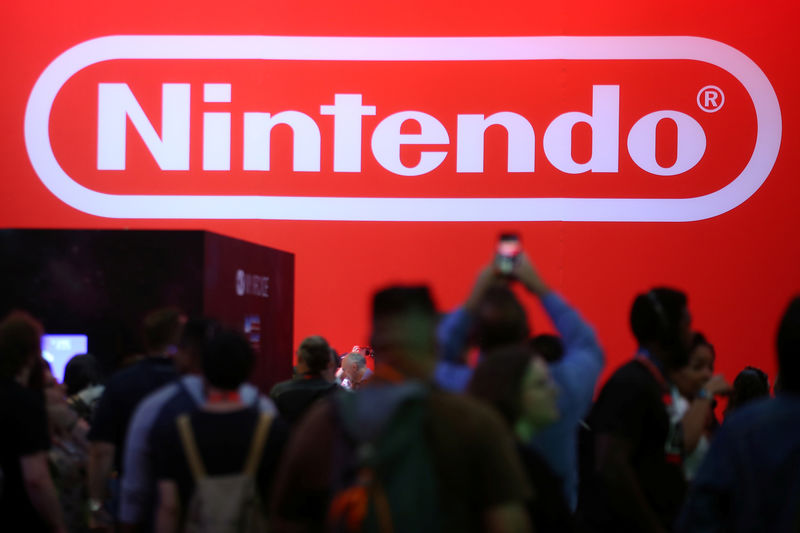 © Reuters. The Nintendo booth is shown at the E3 2017 Electronic Entertainment Expo in Los Angeles