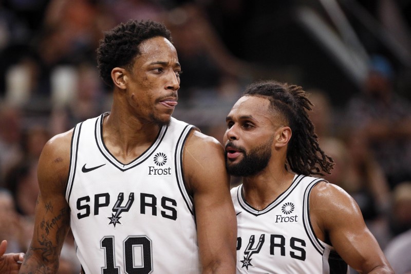 © Reuters. NBA: Playoffs-Denver Nuggets at San Antonio Spurs