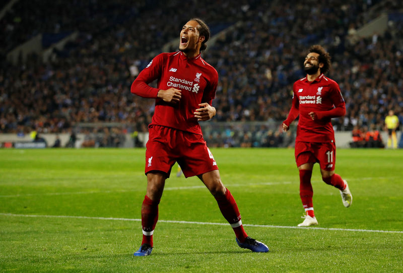 © Reuters. Champions League Quarter Final Second Leg - FC Porto v Liverpool