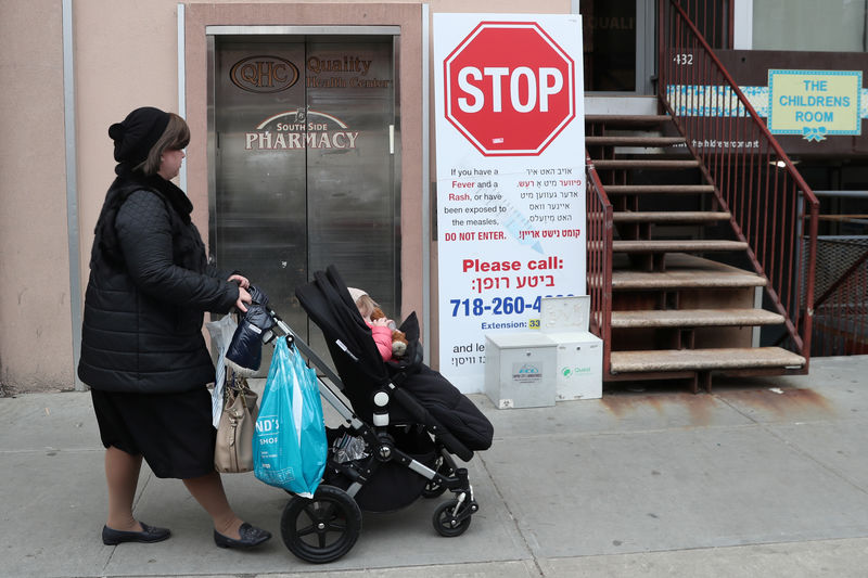 © Reuters. Alerta sobre surto sarampo em comunidade judaica de Williamsburg, en Nova York