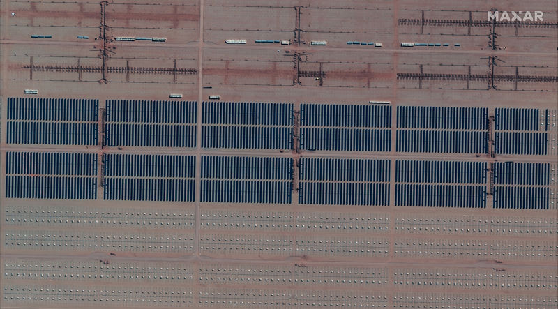 © Reuters. An overview of Cauchari Solar Facility in Olacapato Grande Argentina