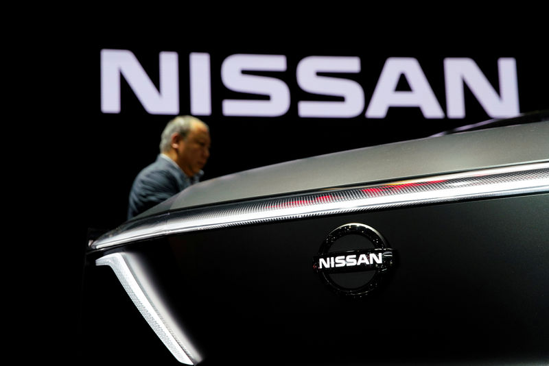 © Reuters. Концепт-кар Nissan IM на автошоу в Шанхае