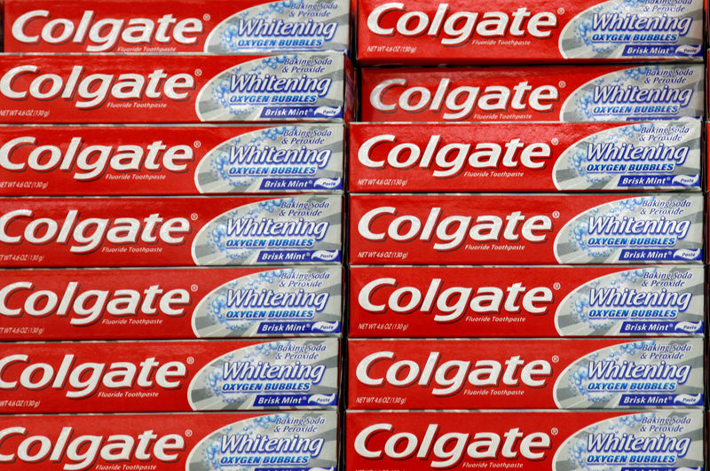 © Reuters. COLGATE-PALMOLIVE DÉPASSE LES PRÉVISIONS AU PREMIER TRIMESTRE