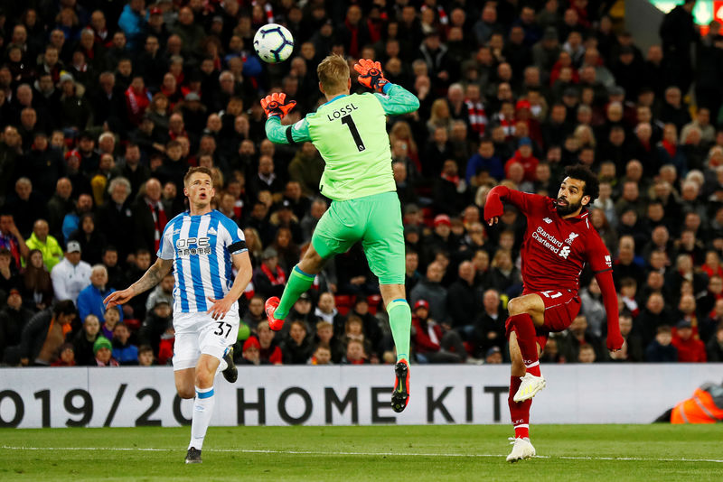© Reuters. Premier League - Liverpool v Huddersfield Town