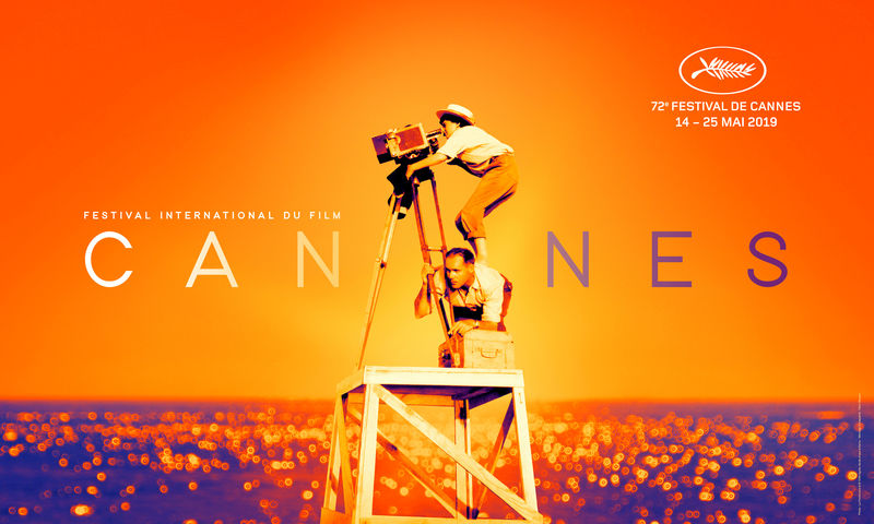 © Reuters. FILE PHOTO: The official poster of the 72nd Cannes International Film Festival released by the Cannes Film Festival organization