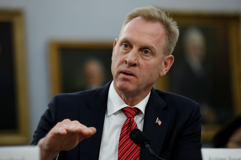 © Reuters. Secretário em exercício de Defesa dos EUA, Patrick Shanahan, em Washington