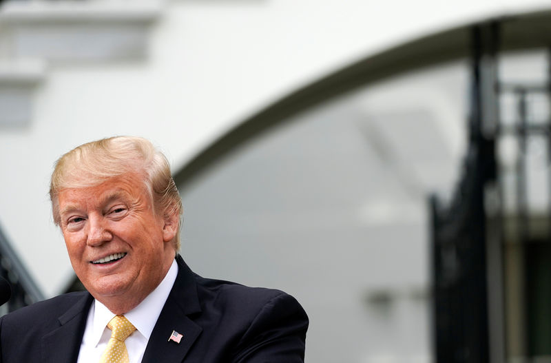 © Reuters. Presidente dos EUA, Donald Trump, na Casa Branca