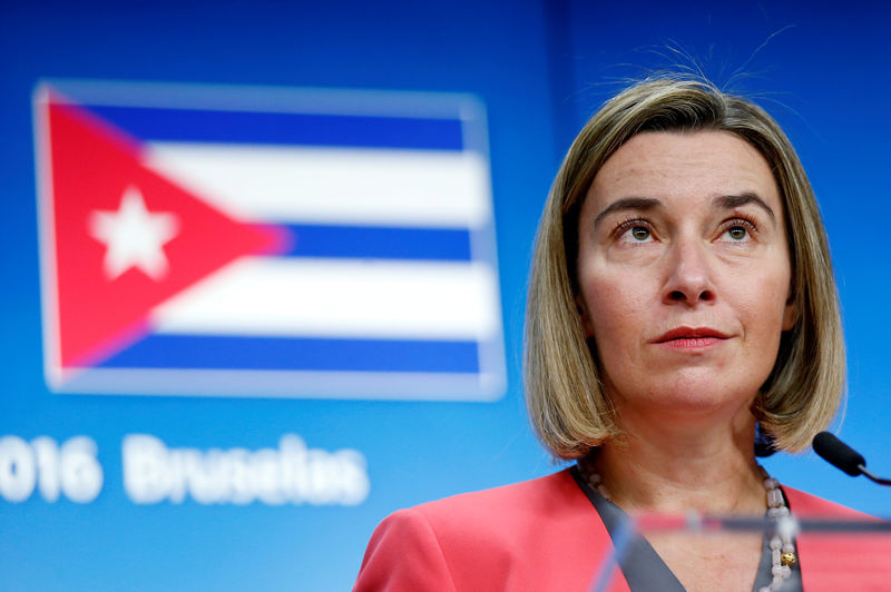 © Reuters. Chefe de política externa da UE, Federica Mogherini