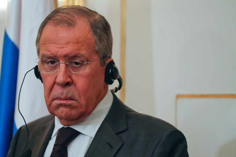 © Reuters. Ministro russo de Relações Exteriores, Sergey Lavrov