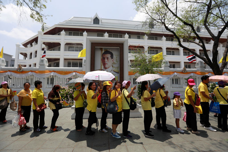 © Reuters. بدء مراسم ثالث وآخر أيام تتويج ملك تايلاند الجديد