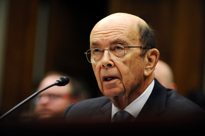 © Reuters. U.S. Commerce Secretary Wilbur Ross testifies at a House Oversight and Reform Committee hearing