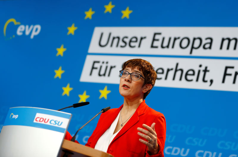 © Reuters. CDU/CSU senior party leaders meeting in Berlin