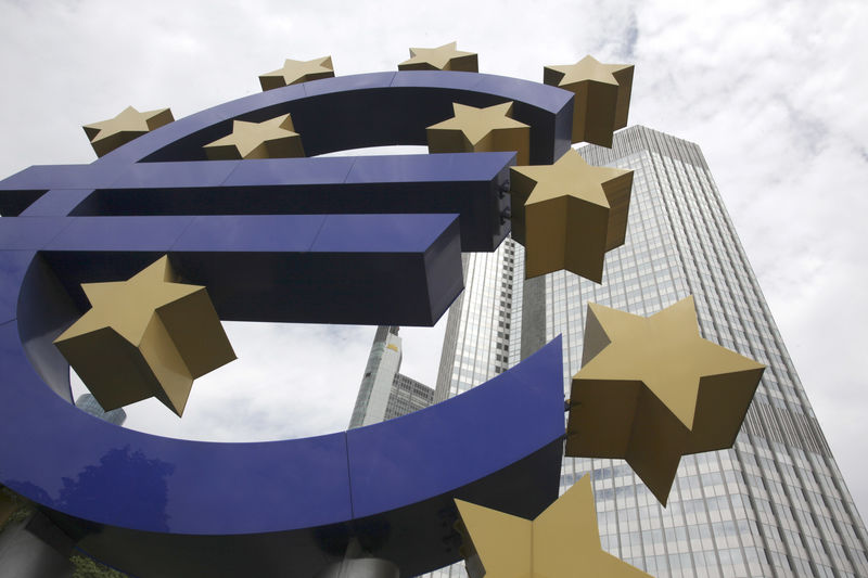 © Reuters. معنويات مستثمري منطقة اليورو تتحسن في مايو مع انحسار مخاوف الركود