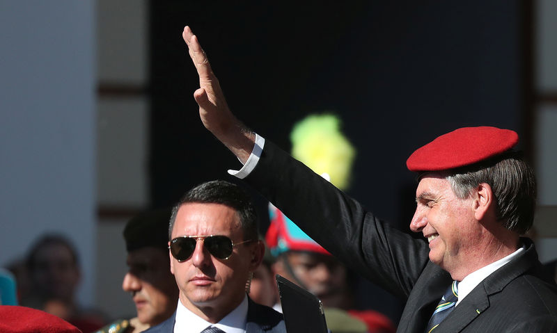 © Reuters. Presidente Jair Bolsonaro durante cerimônia em colégio militar no Rio de Janeiro