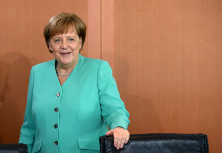 © Reuters. German weekly cabinet meeting