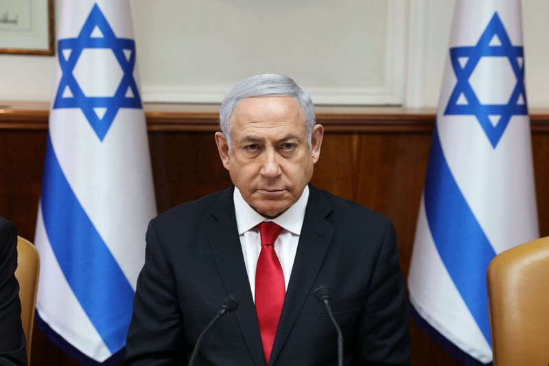 © Reuters. نتنياهو: إسرائيل لن تسمح لإيران بحيازة أسلحة نووية