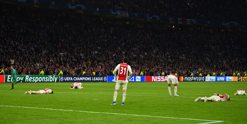 © Reuters. Champions League Semi Final Second Leg - Ajax Amsterdam v Tottenham Hotspur
