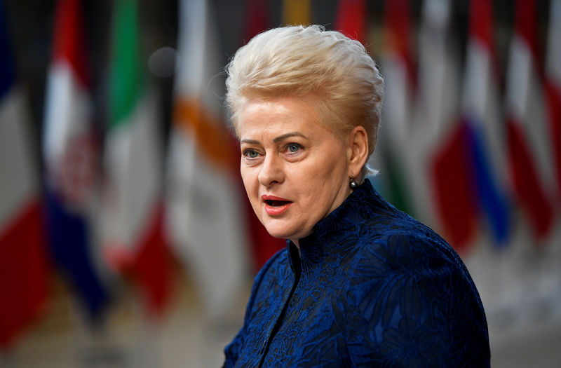 © Reuters. رئيسة ليتوانيا: موقف إيران مقلق وسنعود لنقطة البداية لو انهار الاتفاق النووي