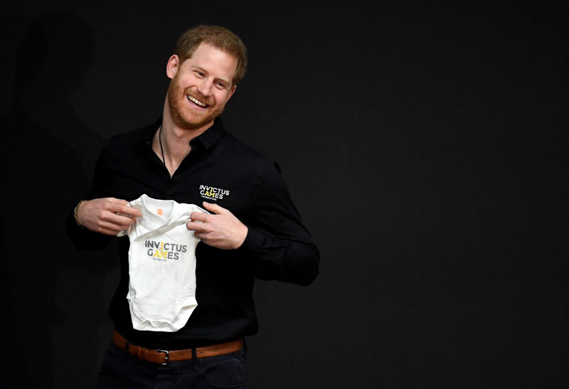 © Reuters. الأمير هاري يعود لعمله بعد ولادة طفله آرتشي