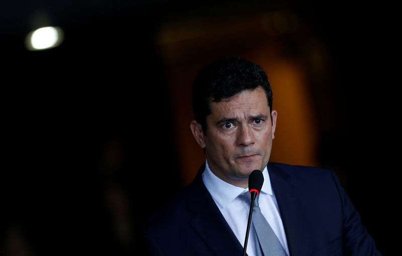 © Reuters. Ministro Sérgio Moro, em cerimônia em Brasília