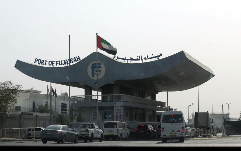 © Reuters. Vista del puerto de  Fujairah