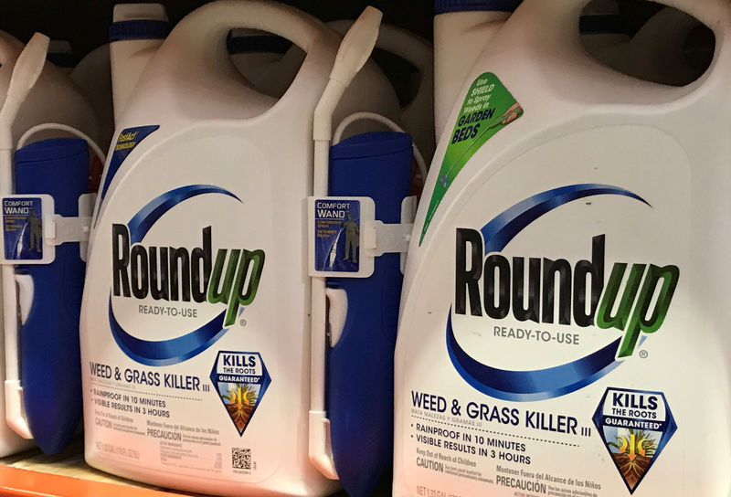 © Reuters. Monsanto Co's Roundup shown for sale in California