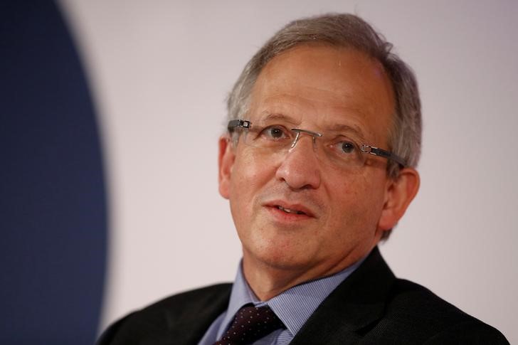 © Reuters. Bank of England Deputy Governor Jon Cunliffe speaks at the 'Future Forum 2017' event in St George's Hall, Liverpool