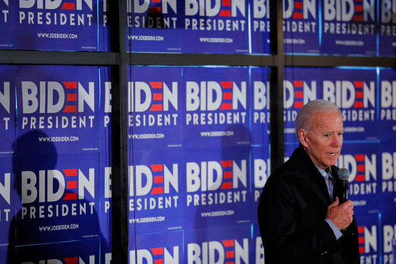 © Reuters. Ex-vice-presidente dos EUA Joe Biden