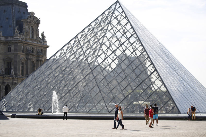 © Reuters. DÉCÈS À 102 ANS DE L'ARCHITECTE IEOH MING PEI, PÈRE DE LA PYRAMIDE DU LOUVRE