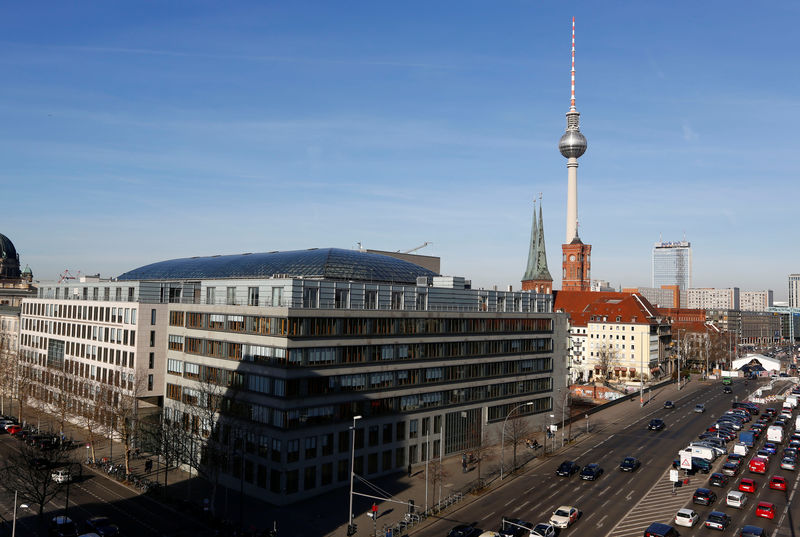 © Reuters. The seat of the BDA, BDI and DIHK is pictured in Berlin