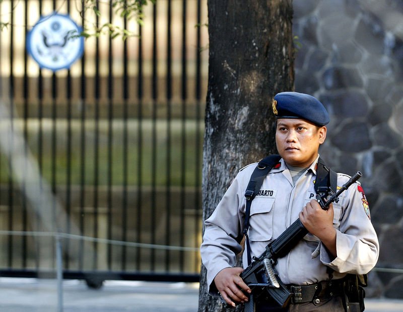 © Reuters. سفارة أمريكا في إندونيسيا تصدر تحذيرا أمنيا قبل إعلان نتيجة انتخابات الرئاسة