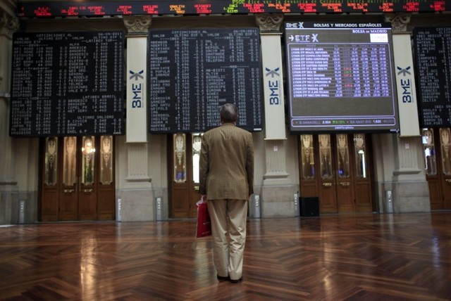 © Reuters. En la imagen de archivo, la Bolsa de Madrid