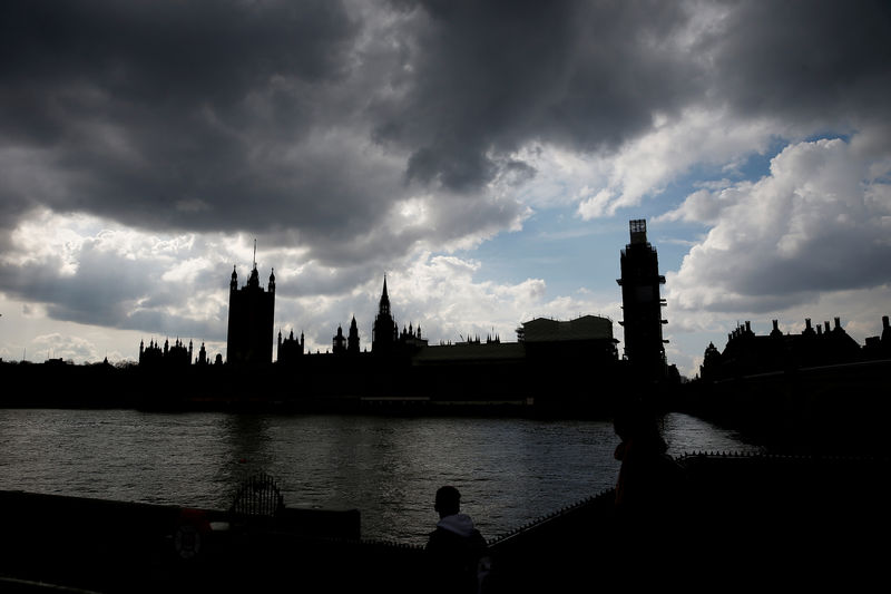© Reuters. FILE PHOTO: View of the Houses of Parliament in Westminster, London