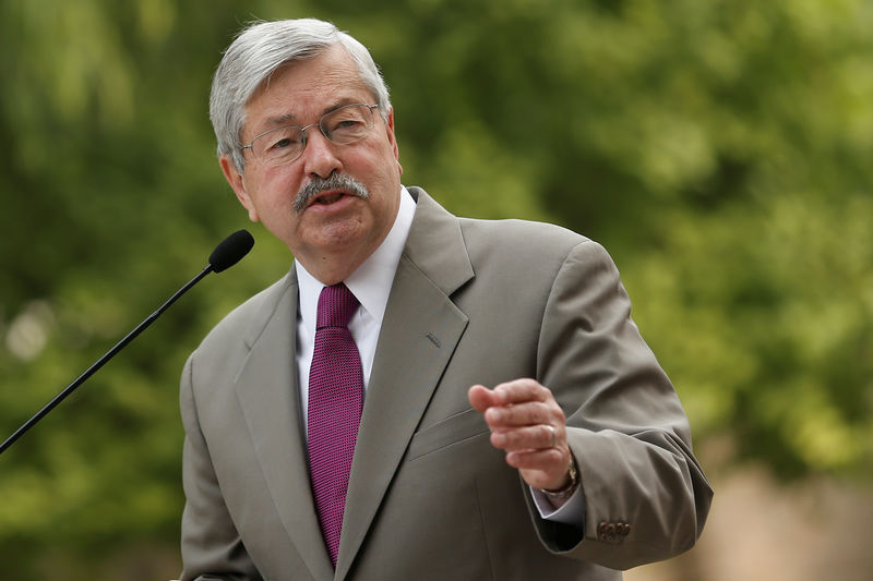 © Reuters. Embaixador dos Estados Unidos na China, Terry Branstad