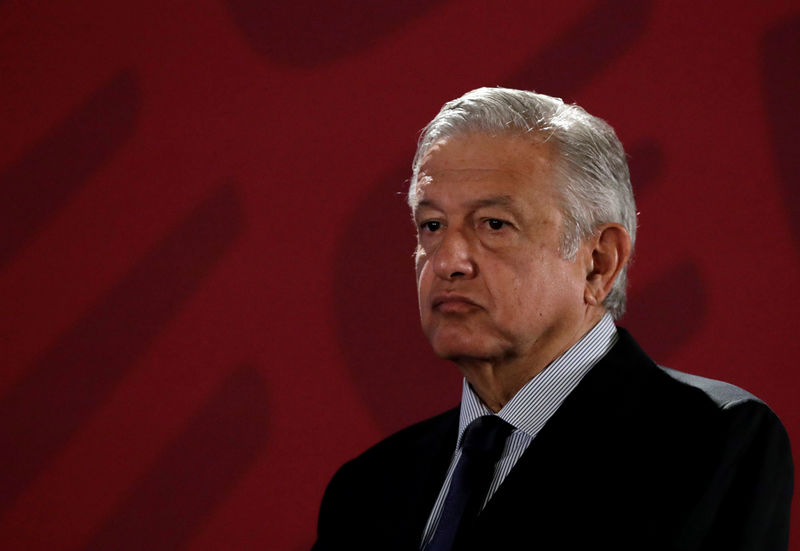 © Reuters. Mexico's President Andres Manuel Lopez Obrador attends a news conference, in Mexico City