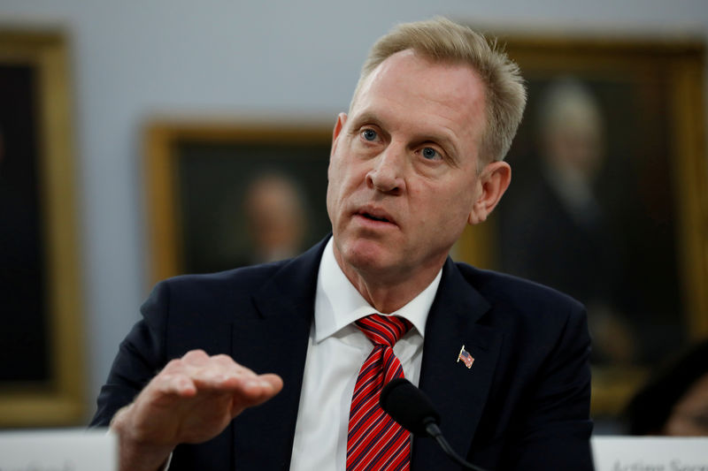 © Reuters. Secretário de Defesa em exercício dos EUA, Patrick Shanahan, durante audiência na Câmara dos Deputados do país