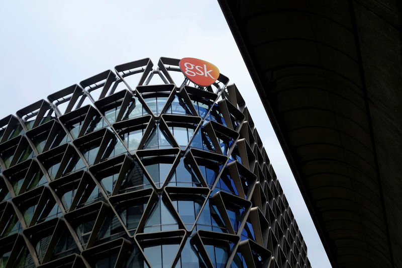 © Reuters. An exterior view of GSK Asia House is seen in Singapore