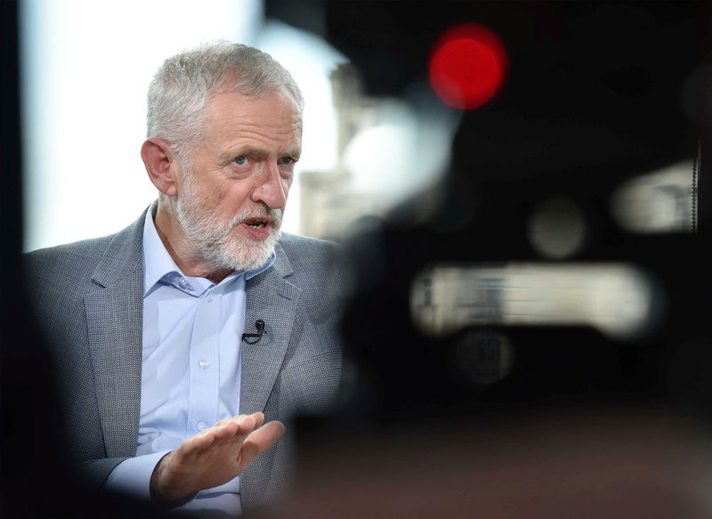 © Reuters. Líder da oposição trabalhista do Reino Unido, Jeremy Corbyn, em Londres