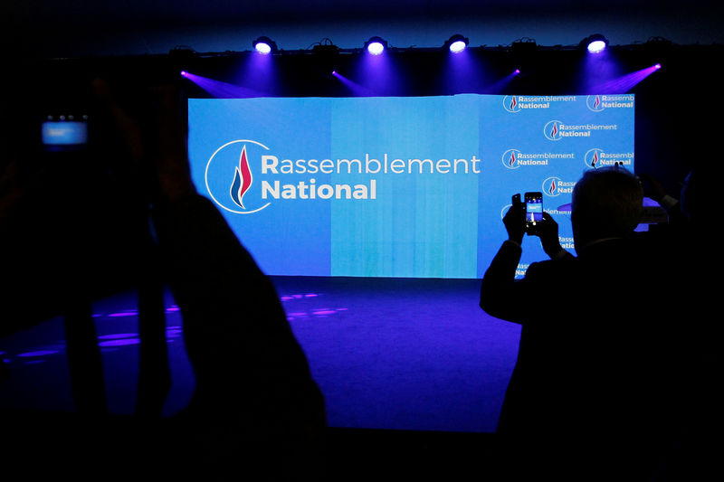 © Reuters. EUROPÉENNES: LE RN APPELLE LES ÉLECTEURS LR ET LFI AU "VOTE UTILE"