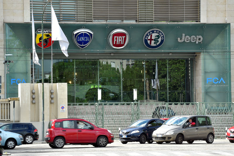 © Reuters. View of the Mirafiori plant entrance in Turin