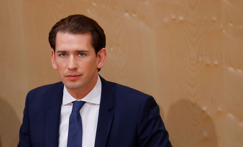 © Reuters. Sebastian Kurz, que foi retirado pelo Parlamento do cargo de premiê da Áustria