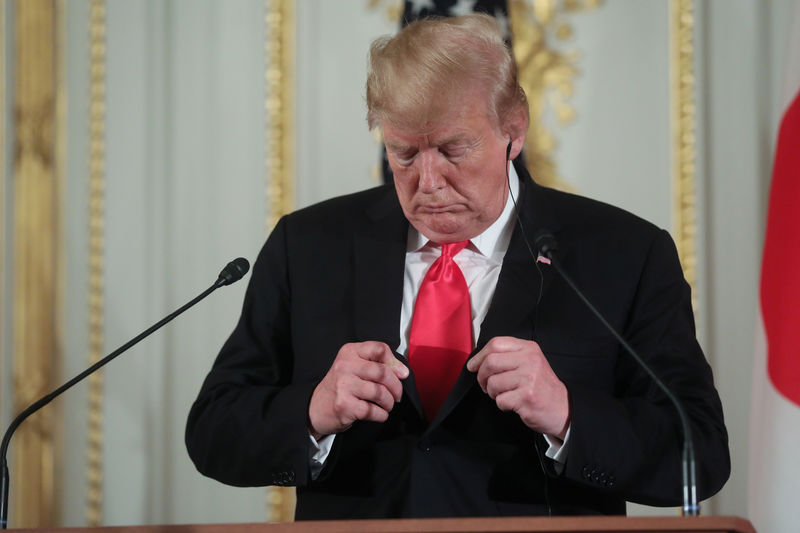 © Reuters. Presidente dos EUA, Donald Trump, durante entrevista coletiva em Tóquio