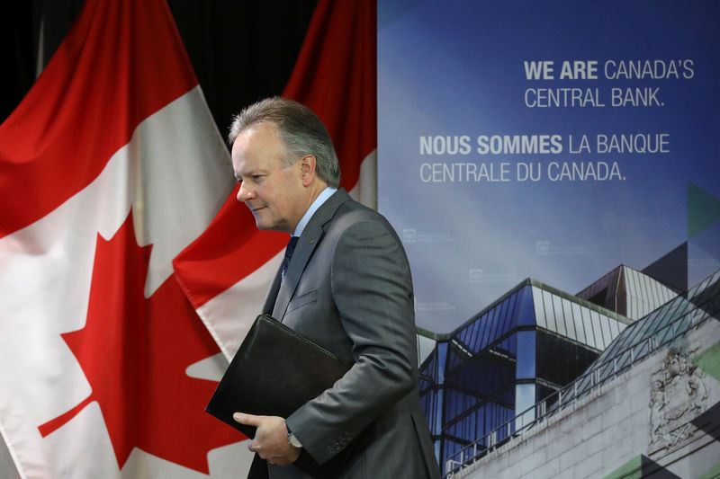 © Reuters. Bank of Canada Governor Stephen Poloz arrives at a news conference in Ottawa