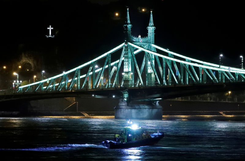 © Reuters. Siete surcoreanos muertos y 19 desaparecidos tras el naufragio de un barco húngaro en el Danubio