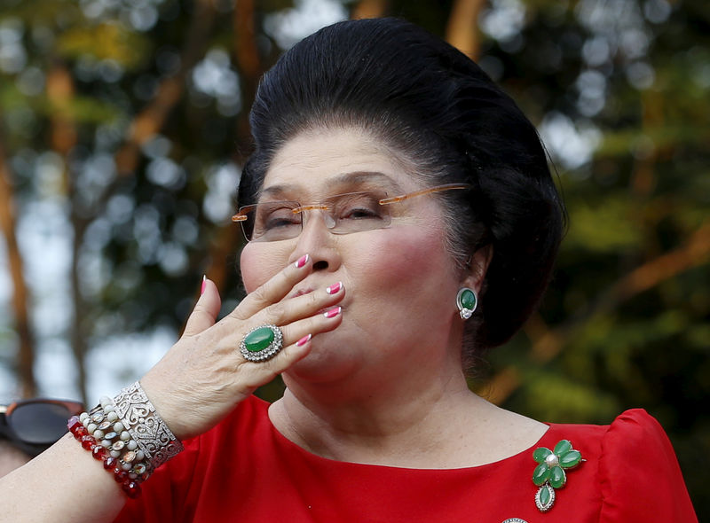 © Reuters. Ex-primeira-dama das Filipinas Imelda Marcos