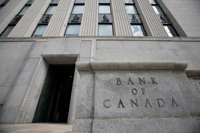 © Reuters. A sign is pictured outside the Bank of Canada building in Ottawa