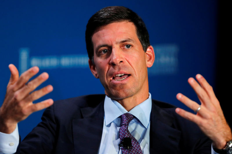 © Reuters. Goldman Sachs co-head of the Investment Banking Division Waldron speaks at the Milken Institute 21st Global Conference in Beverly Hills