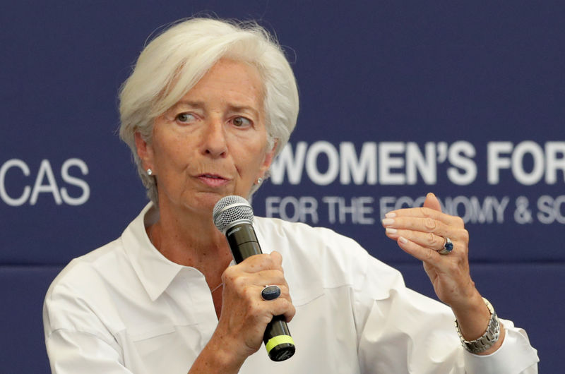 © Reuters. IMF Managing Director Lagarde attends the Women's Forum Americas in Mexico City